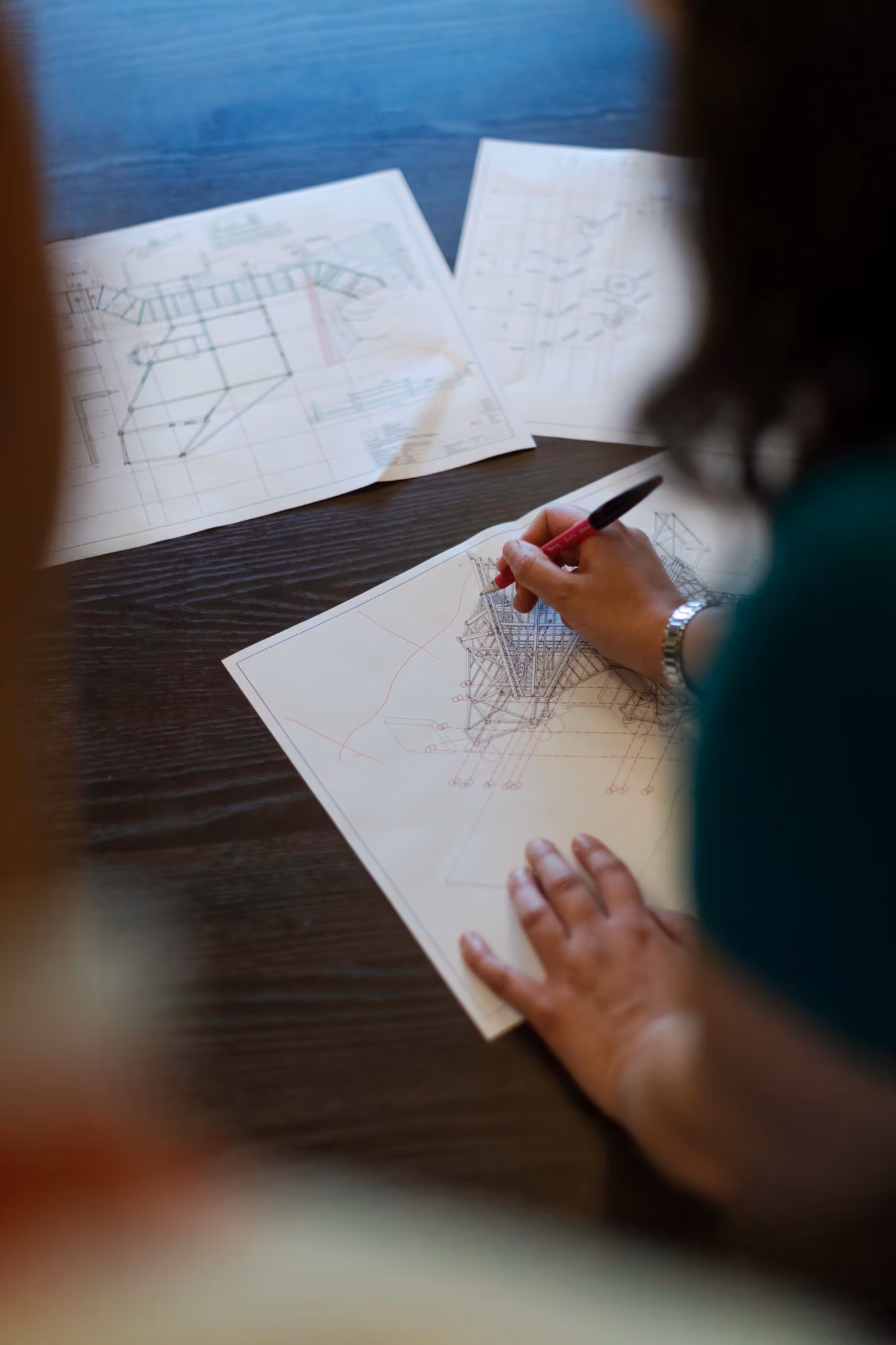 Fire safety system planning and blueprint